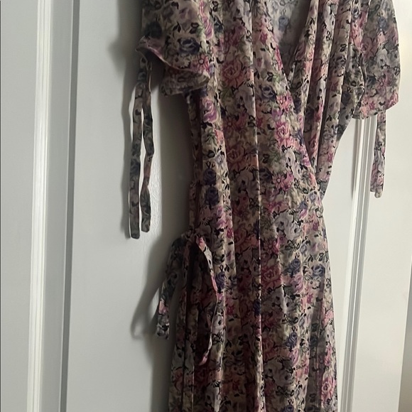 & Other Stories Pink Puff Sleeve Midi Sundress - Picture 6 of 6